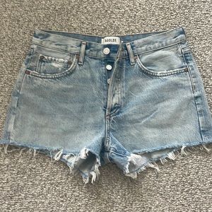 Agolde denim jean shorts size 27